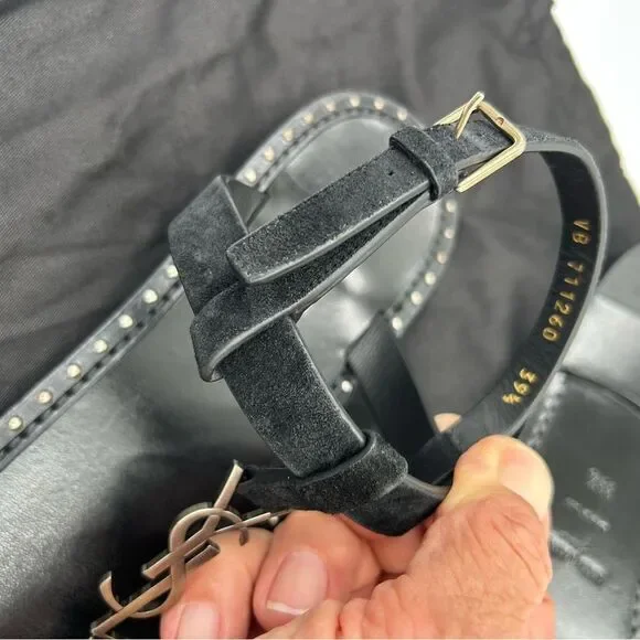 Women's Saint Laurent Ysl, Cassandra sandals size 39.5 made in Italy - Picture 6 of 11